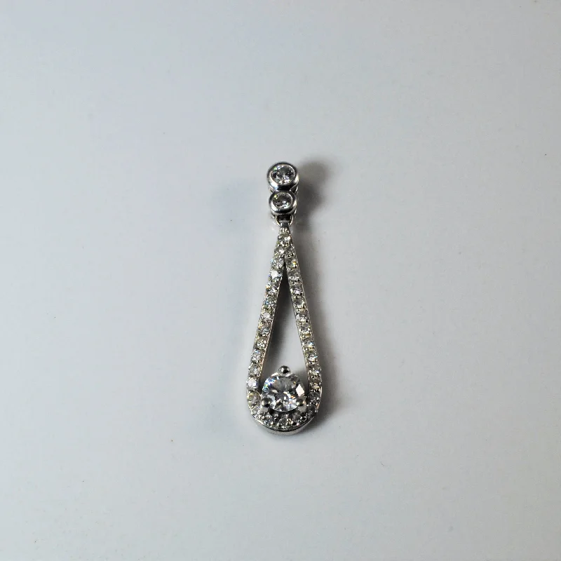 Diamond Drop Pendant | 0.66ctw |