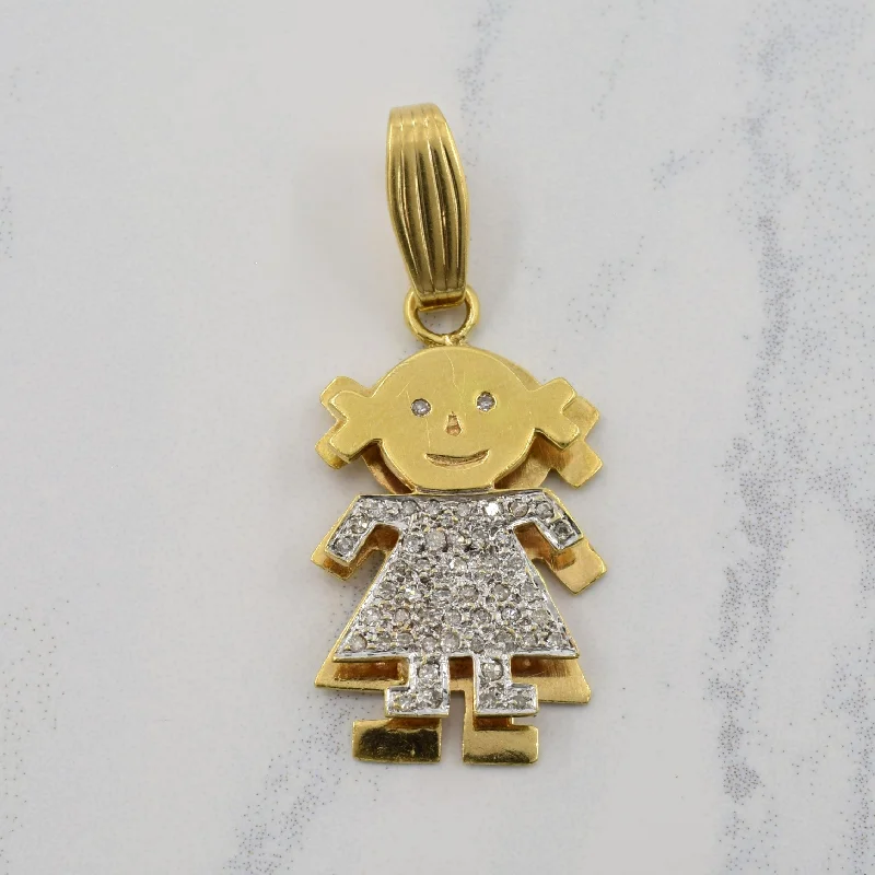 Diamond Girl Pendant | 0.20ctw |