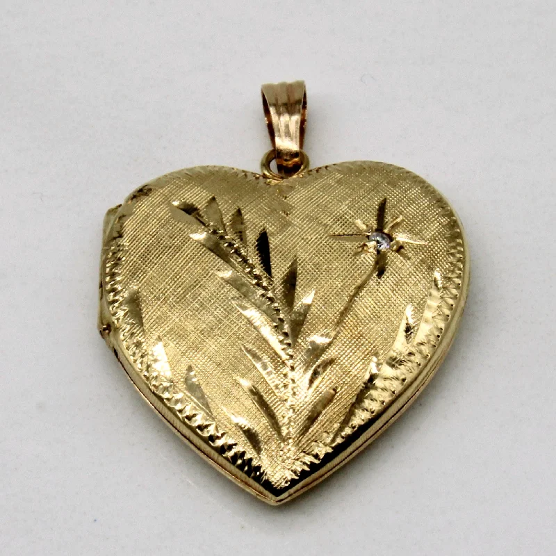 Diamond Heart Locket | 0.01ct |