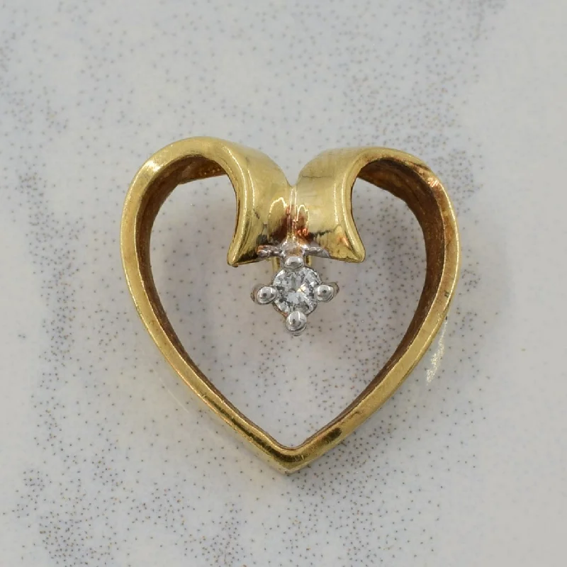 Diamond Heart Pendant | 0.03ct |