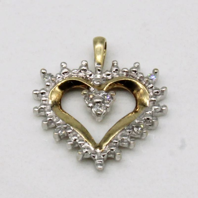 Diamond Heart Pendant | 0.04ctw |