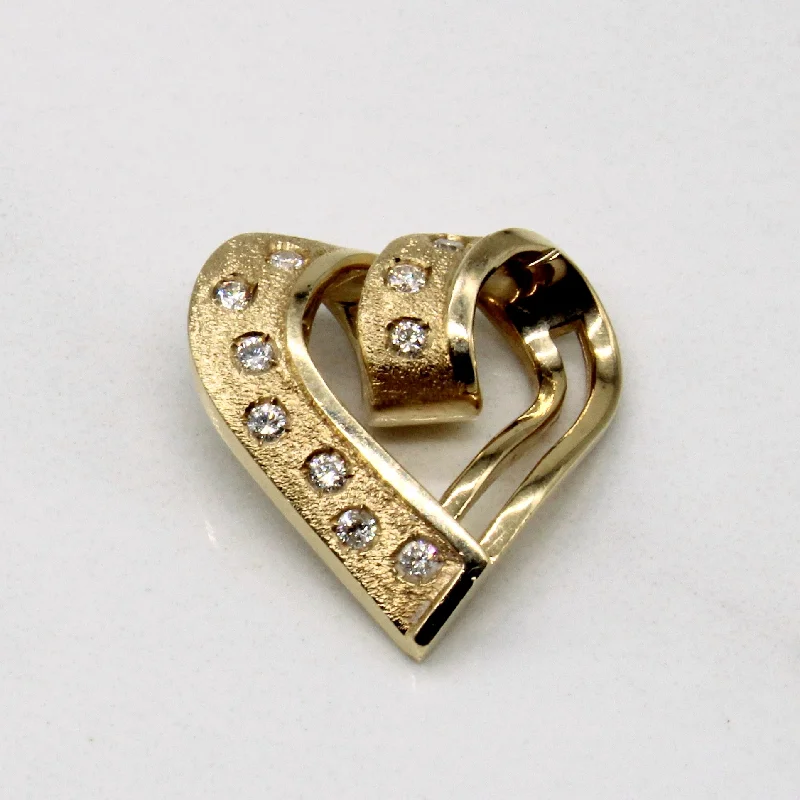 Diamond Heart Pendant | 0.10ctw |