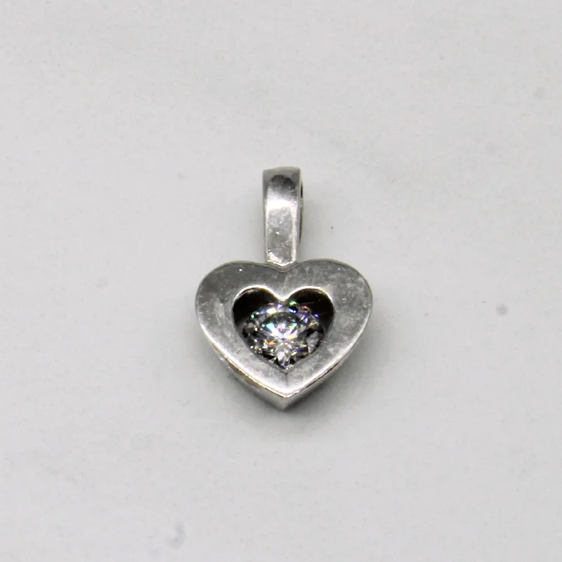 Diamond Heart Pendant | 0.20ct |