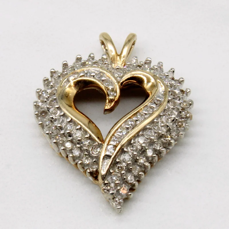 Diamond Heart Pendant | 0.40ctw |