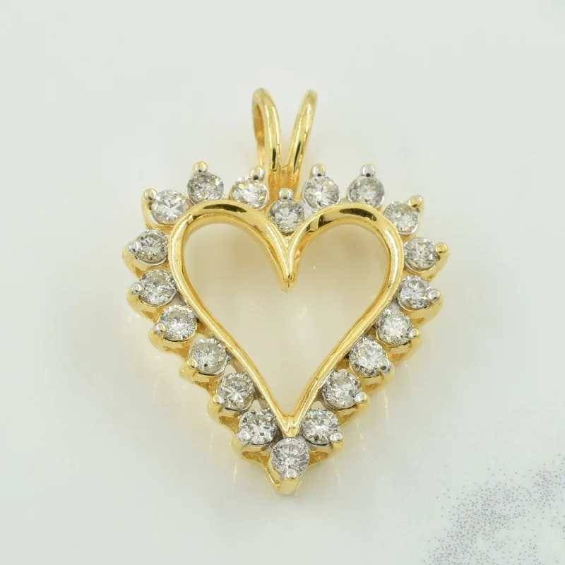 Diamond Heart Pendant | 0.95ctw |