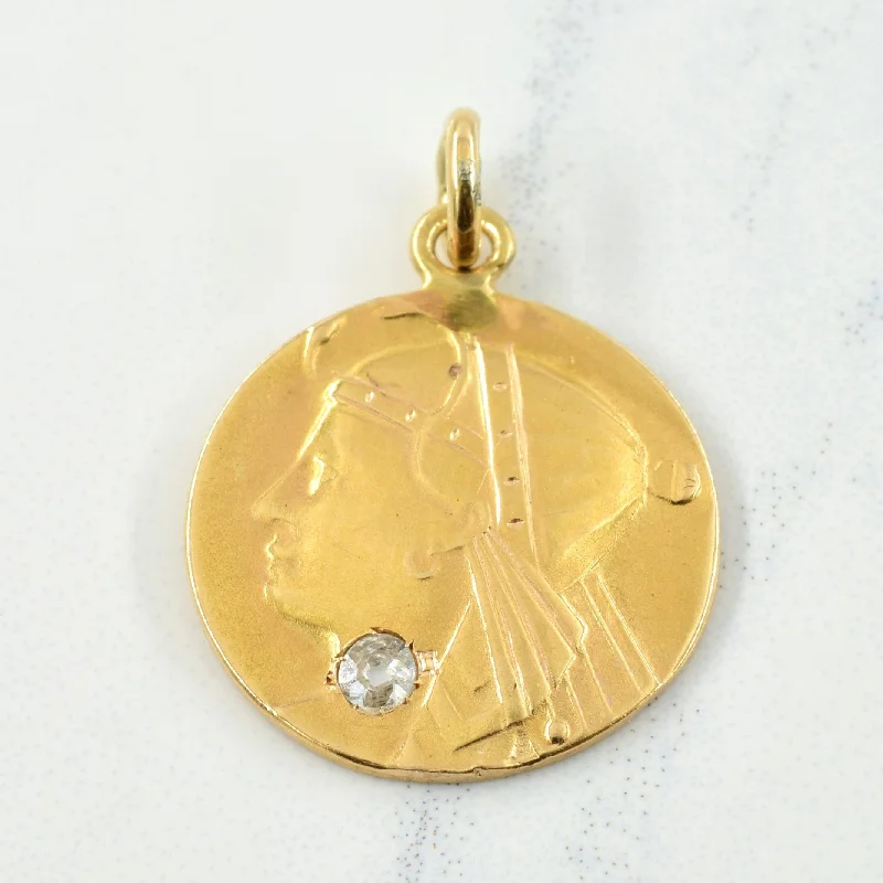 Vintage Diamond Pendant | 0.04ct |