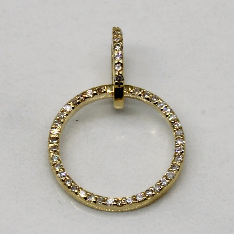 Diamond Hoop Pendant | 0.15ctw |