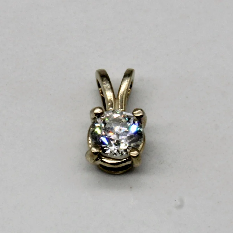 Solitaire Diamond Pendant | 0.45ct |