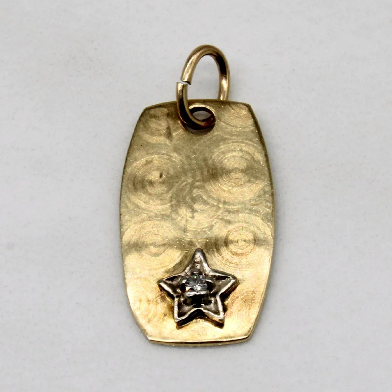 Diamond Star Pendant | 0.01ct |