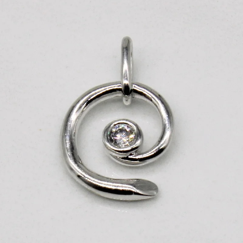 Diamond Swirl Pendant | 0.05ct |