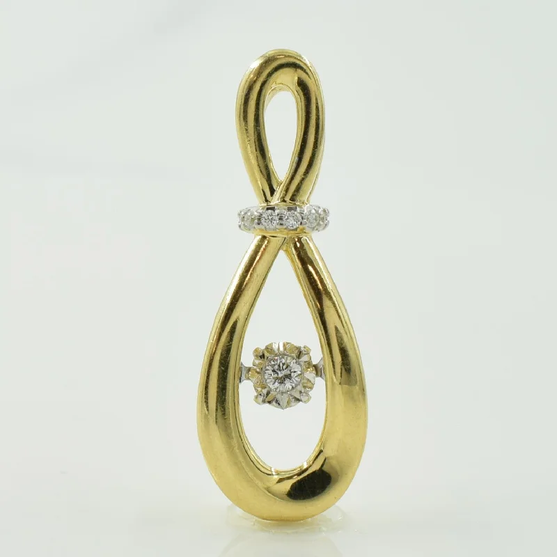 Diamond Teardrop Pendant | 0.06ctw |