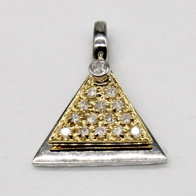 Diamond Triangle Pendant | 0.16ctw |