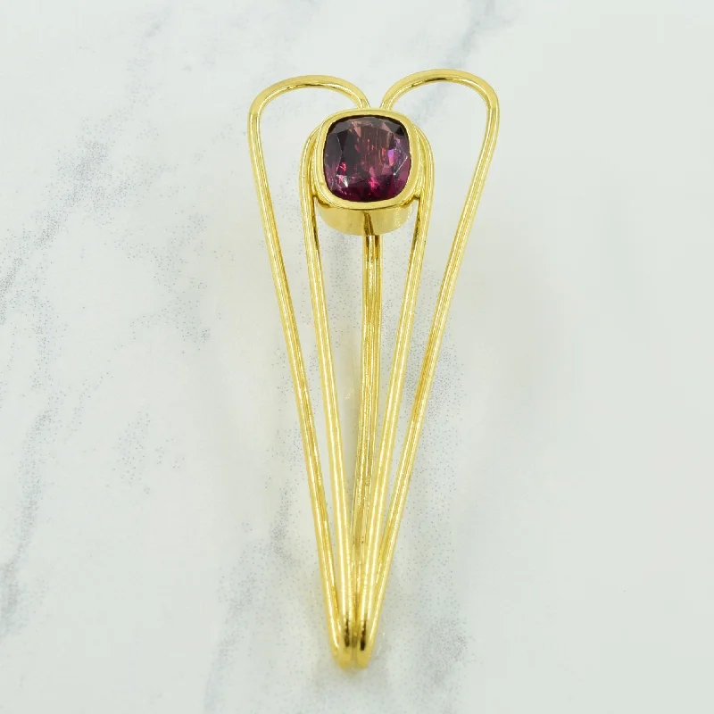 Garnet Brooch | 3.50ct |