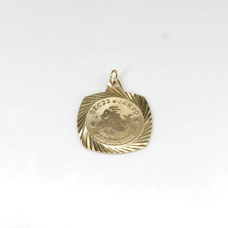 Gold Zodiac Sign Pendant