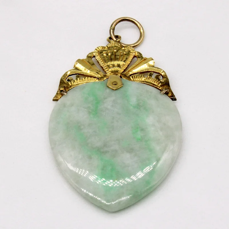 Jadeite Heart Pendant | 21.60ct |