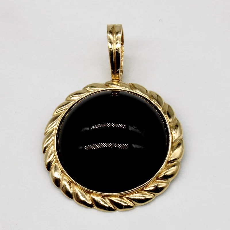 Onyx 14k Pendant | 19.50ct |