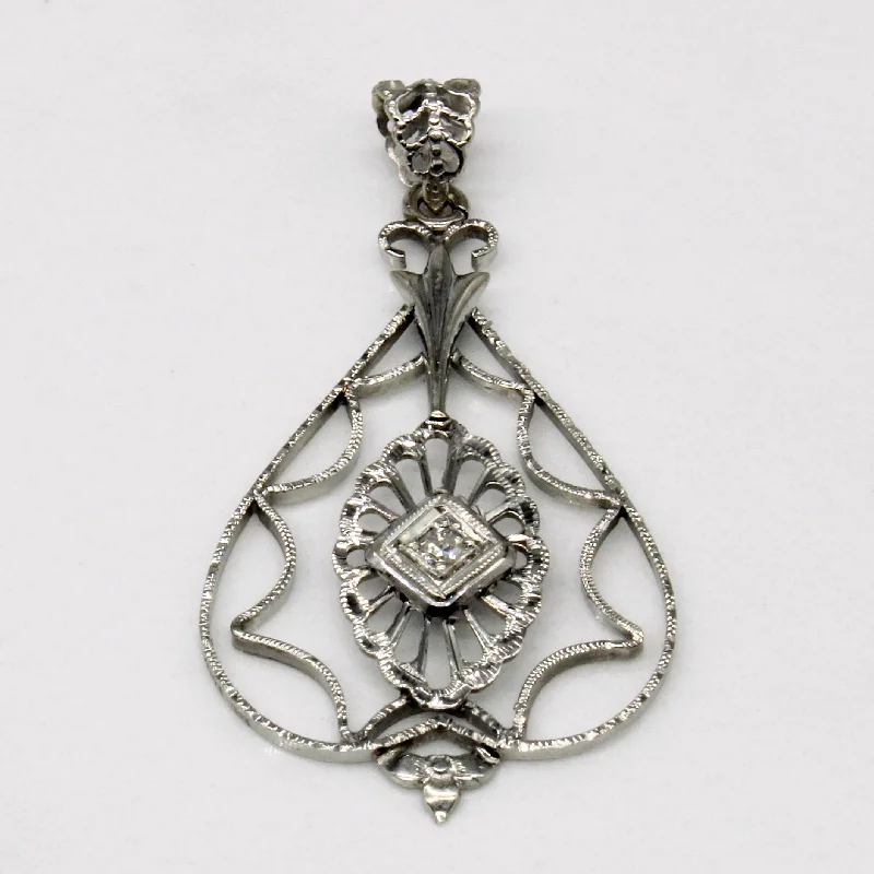 Ornate Diamond Pendant | 0.03ct |