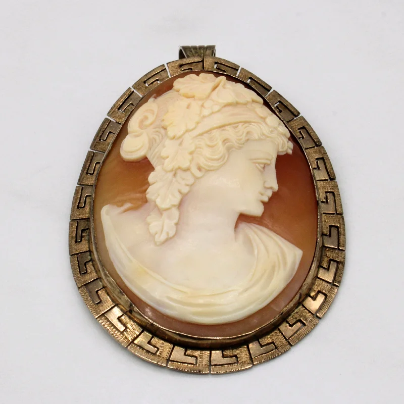 Shell Cameo Brooch & Pendant | 42.00ct |