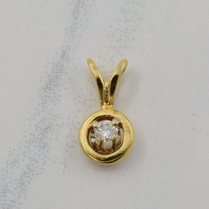 Solitaire Diamond Pendant | 0.05ct |