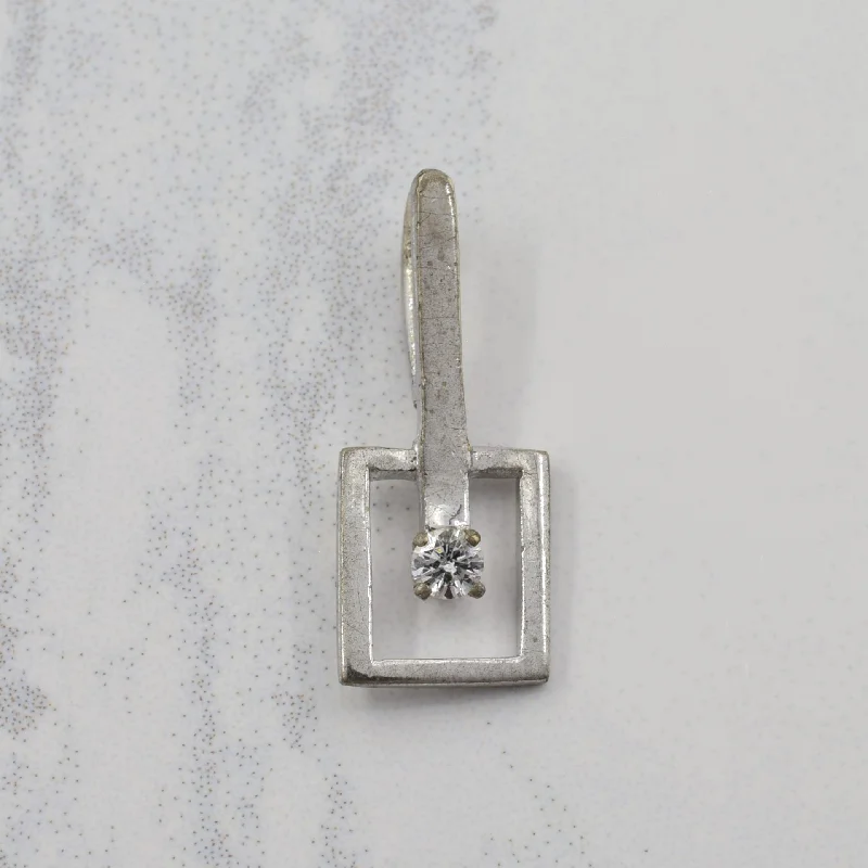 Solitaire Diamond Pendant | 0.05ct |