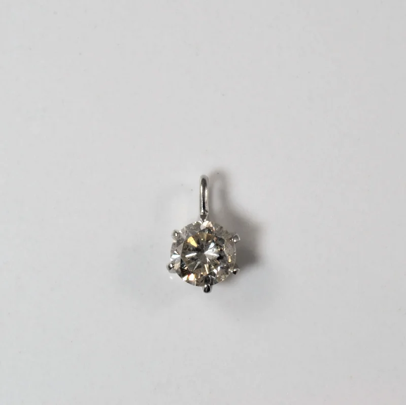 Solitaire Diamond Pendant | 0.60ct |