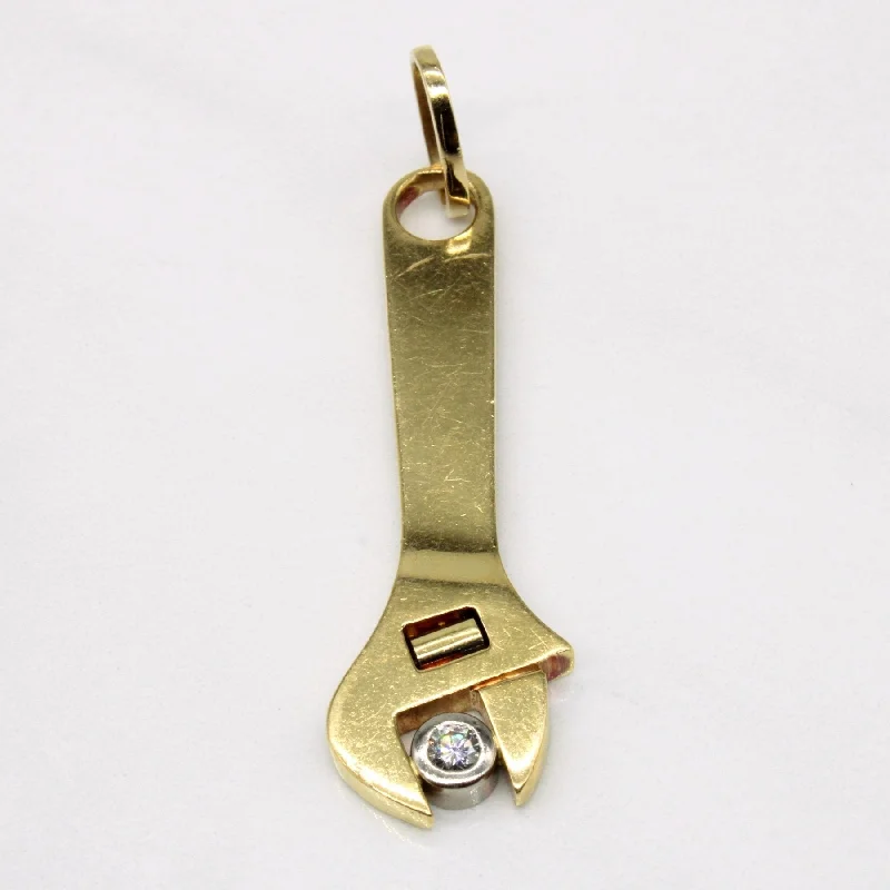 'Stittgen' Diamond Wrench Pendant | 0.10ct |