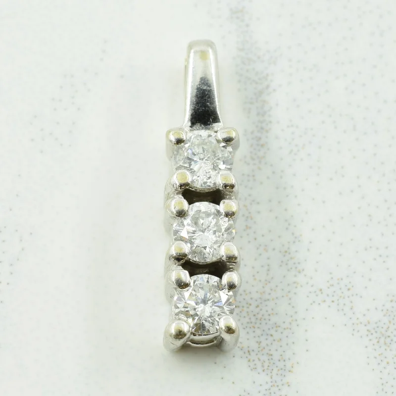 Three Stone Diamond Pendant | 0.25ctw |