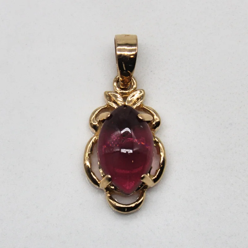 Tourmaline Cabochon Pendant | 1.20ct |