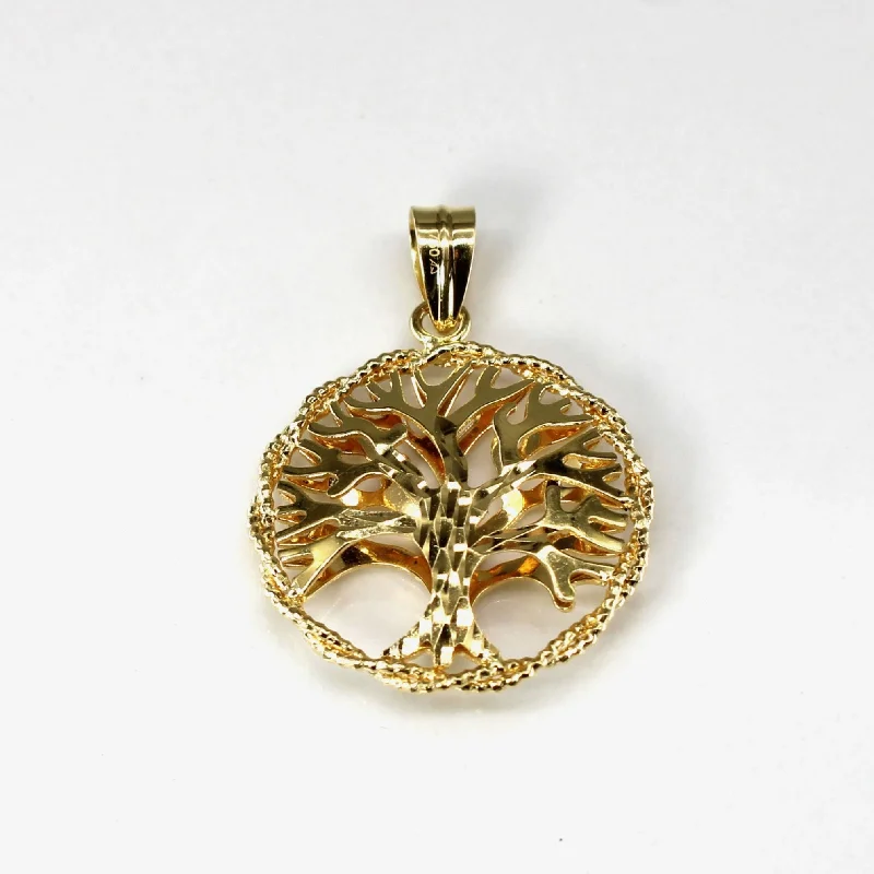 Tree of Life Gold Pendant