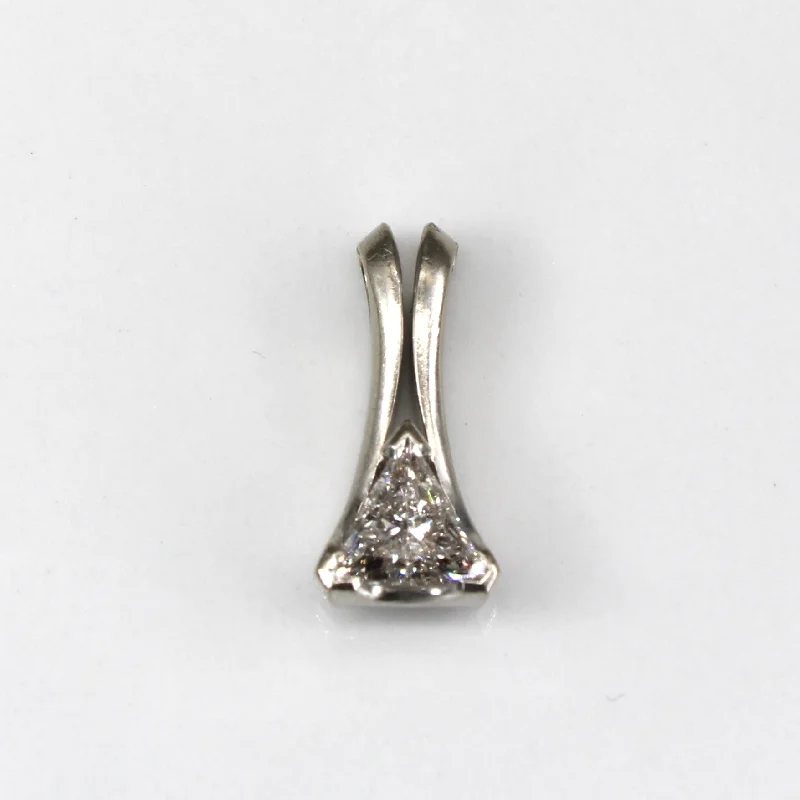 Trilliant Diamond Drop Pendant | 0.90ct I1/I2 J/K |