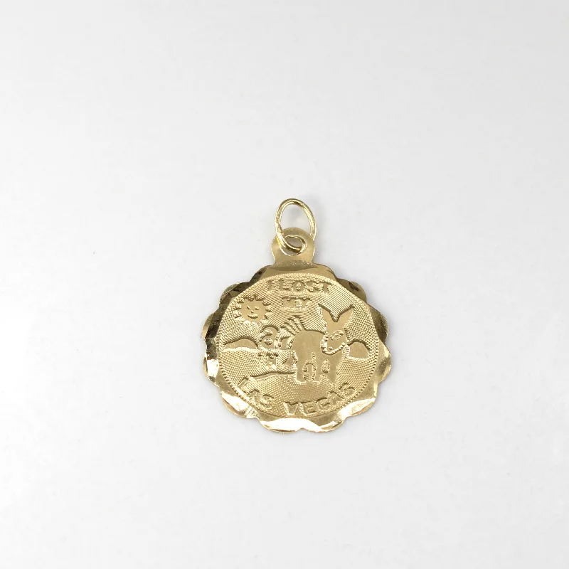 Yellow Gold Las Vegas Donkey Pendant