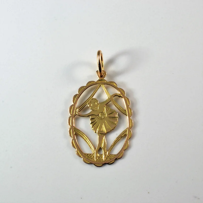 Yellow Gold Ballerina Pendant |